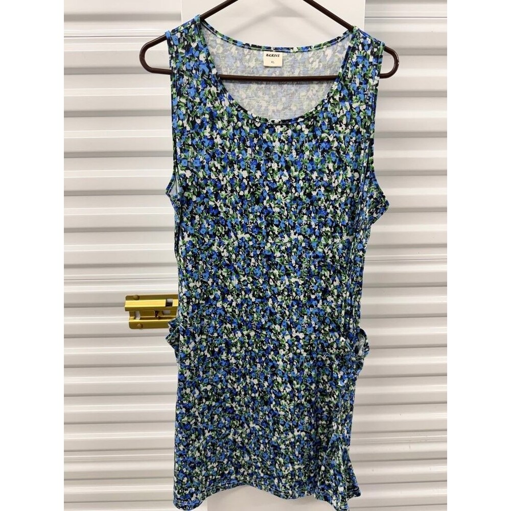 Bkrive Floral Sleeveless Dress - XL